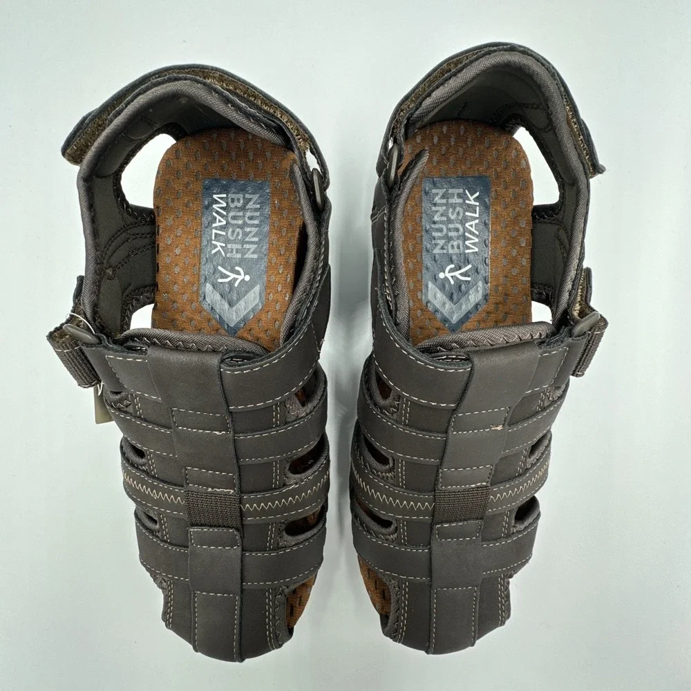 Nunn Bush Rio Bravo Fisherman Sandals - Brown - Men's 10 **NEW**